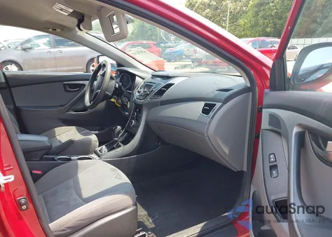 2016 Hyundai Elantra Se from USA, damaged, VIN KMHDH4AE4GU484331